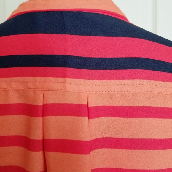 2 for $30 Verve Ami Orange Stripped Tunic - Picture 3 of 7